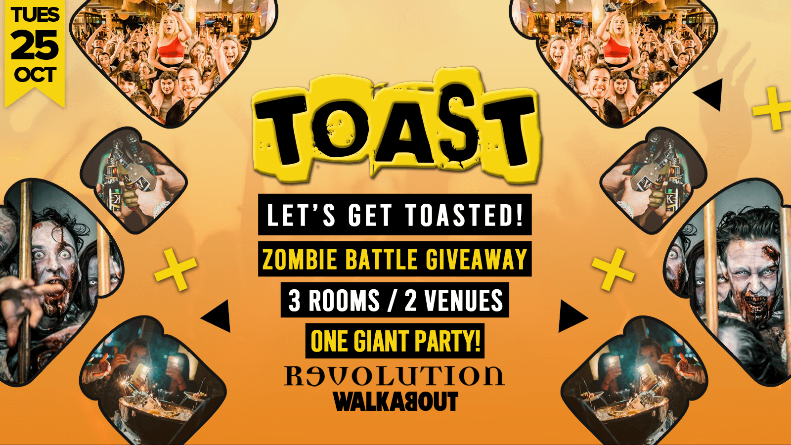 Toast • Zombie Experience Giveaway • Revolution & Walkabout