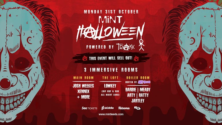 Mint Halloween powered by Traxx - SOLD OUT!