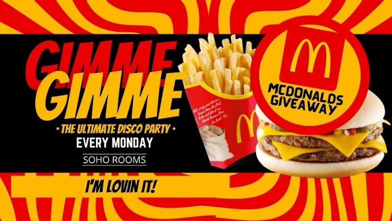 GIMME GIMME... MCDONALDS GIVEAWAY! 🍔🍟