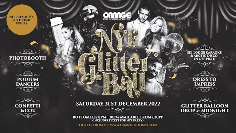 New Years Eve: Saturday 31st December 2022 - Glitter Ball