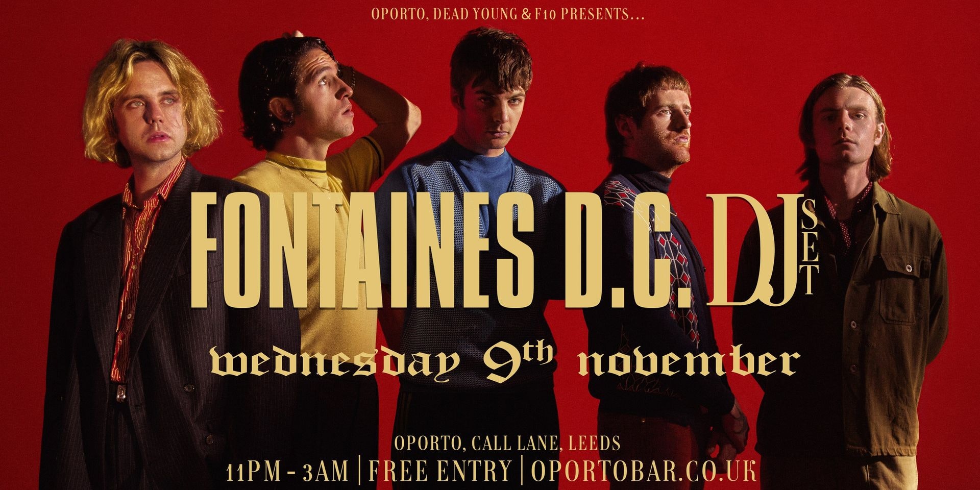 Fontaines D.C. DJs – Leeds Afterparty