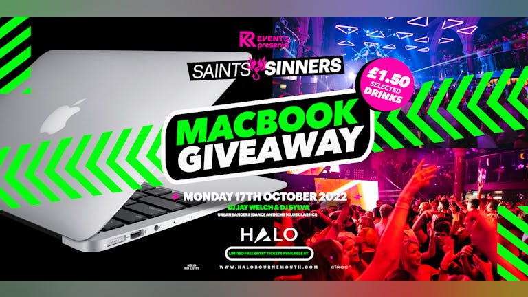 Saints & Sinners: MACBOOK Giveaway! // ☀️🔊😈