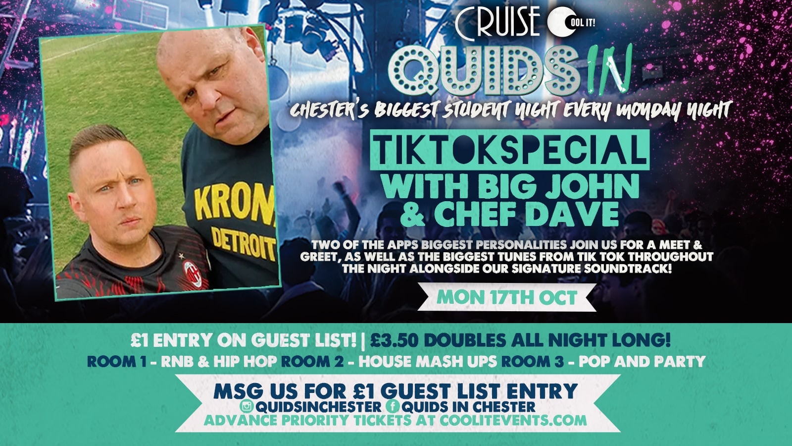 Quids In Mondays : Tok Tok Special with Big John & Chef Dave