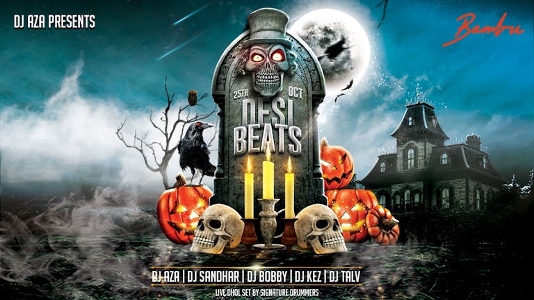 Desi Beats Halloween Special - Live DJs & Dhol Players [FINAL TICKETS]
