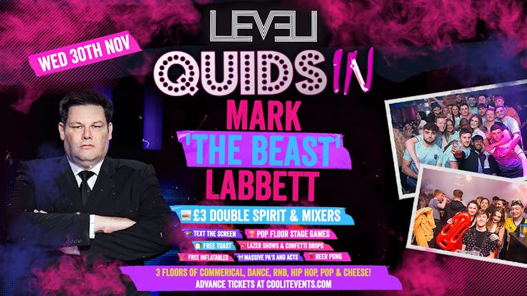 Quids In Wednesdays : hosted by Mark 'The Beast' Labbett