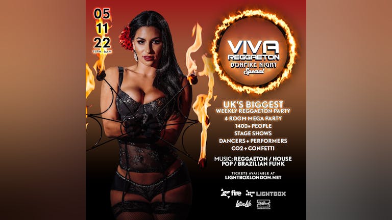 Viva Reggaeton/Viva House/ Viva Pop Bonfire Night Special