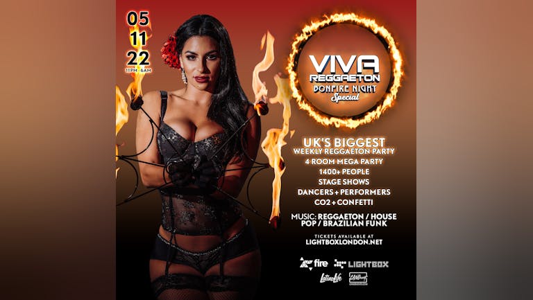 Viva Reggaeton/Viva House/ Viva Pop Bonfire Night Special