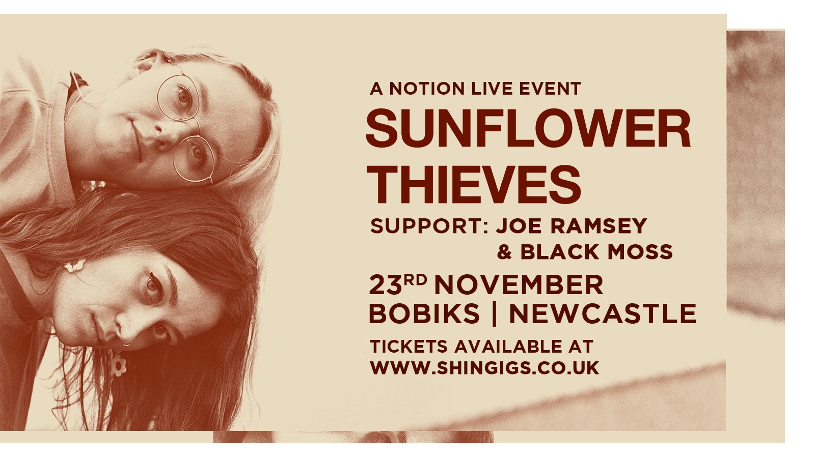Sunflower Thieves + Joe Ramsey & Black Moss