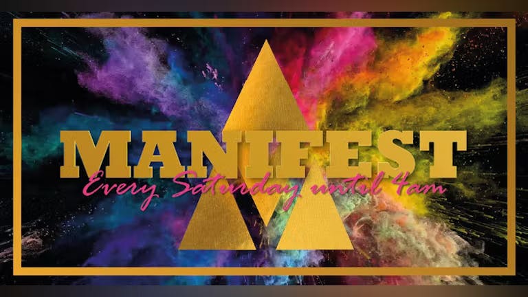 ✨ MANIFEST - Saturday Night at Cargo Coventry 