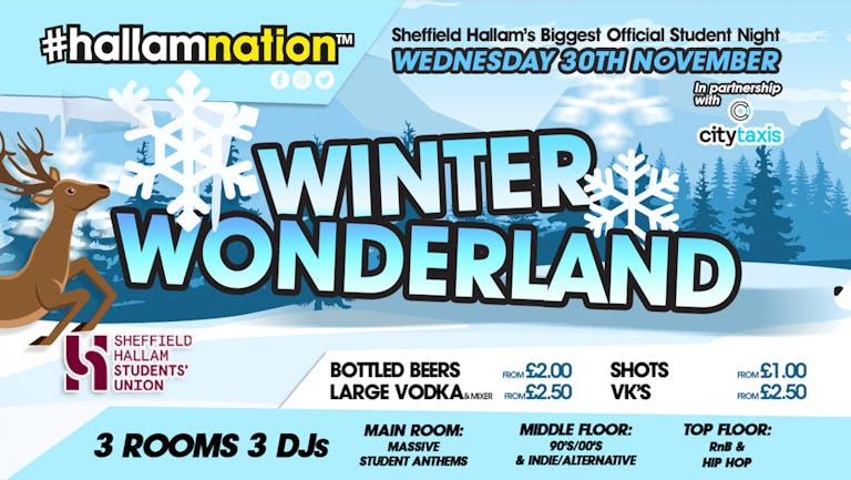 Hallamnation - Winter Wonderland - Wednesdays at Crystal