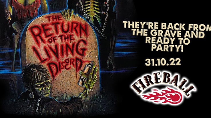 The Return of the Living Discord – Rock, Alternative & Metal Halloween Party! WIN Fireball Prizes!
