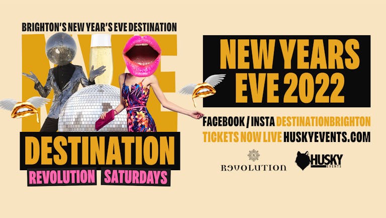 NYE 2022 x Revolution Brighton ➤ Brighton's NYE Destination ➤ 31.12.22