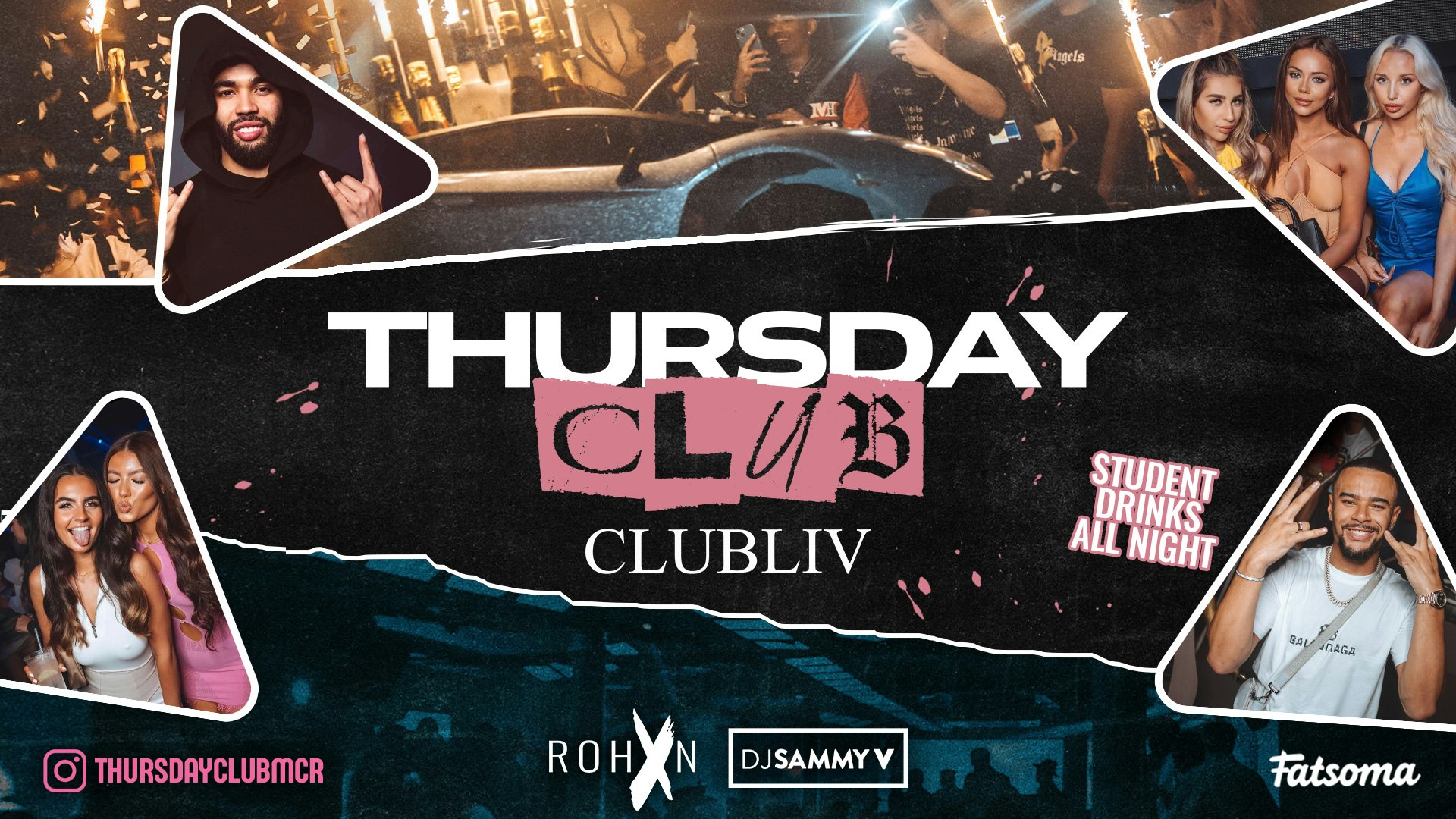 THURSDAY CLUB ⭐️ CLUB LIV Manchester's Hottest Thursday 🔥 FREE