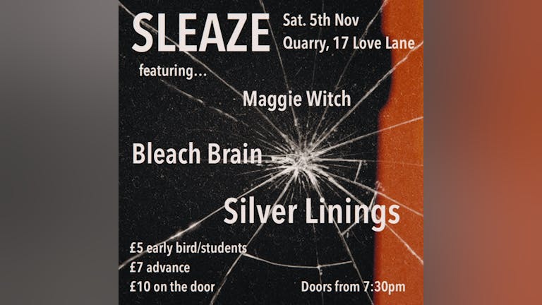 SLEAZE (#5): Silver Linings, Bleach Brain, Maggie Witch