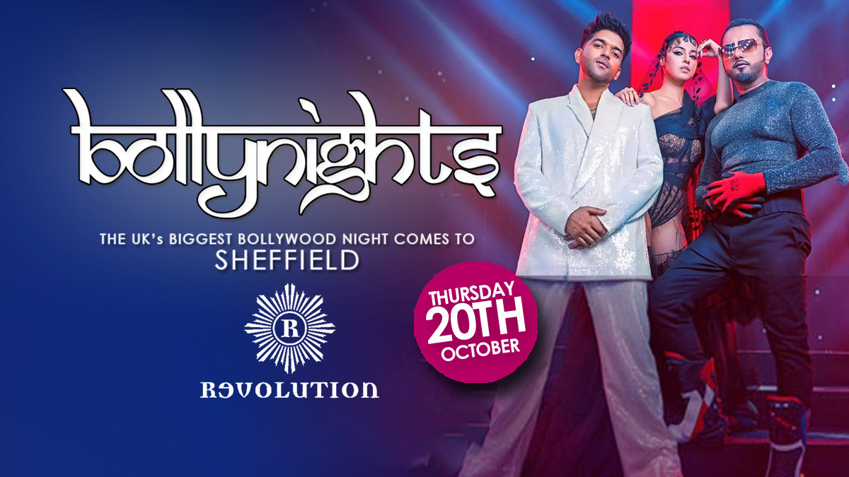 Bollynights Sheffield – Thursday 20th October | Revolution