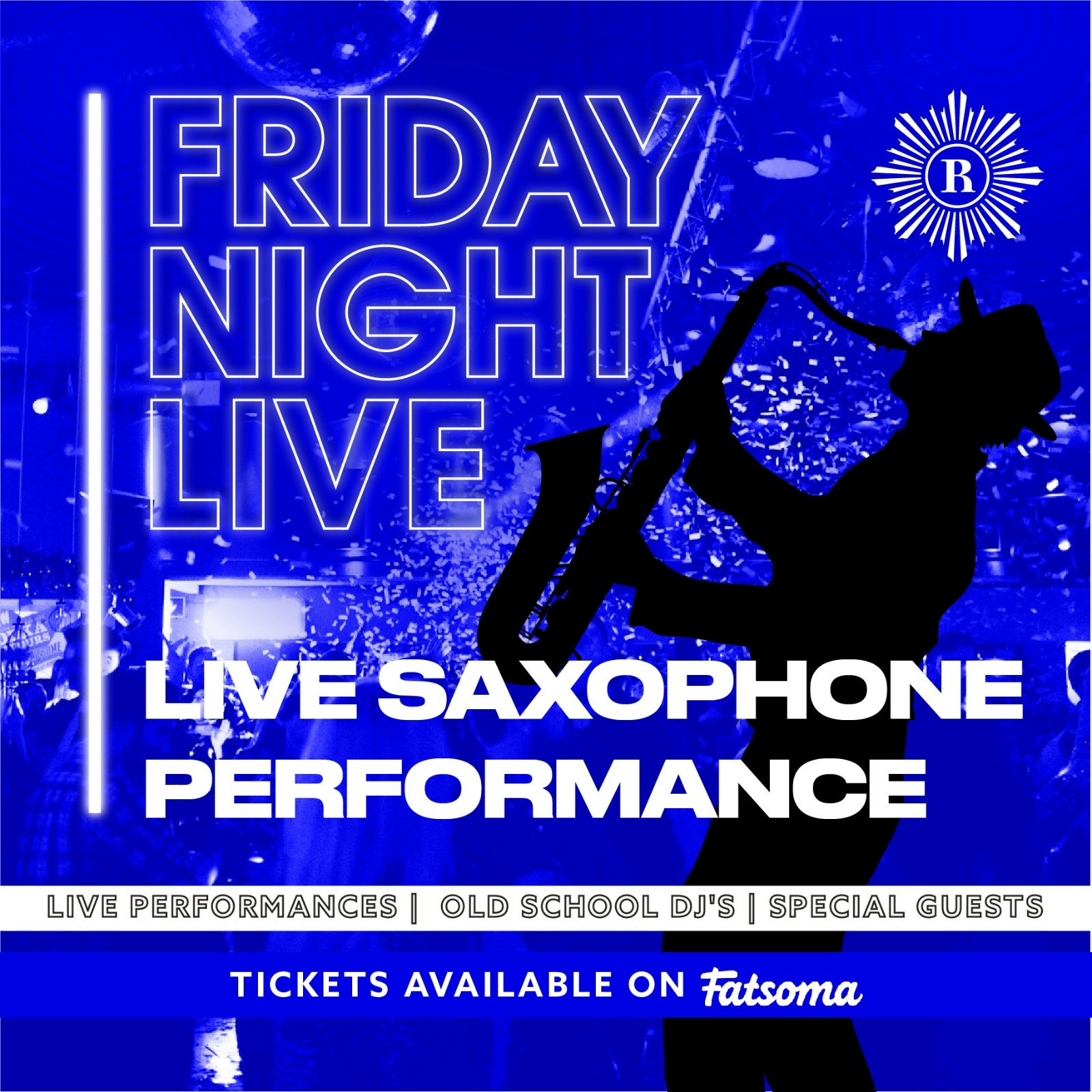 Live Saxaphone & Ibiza Classics @ Revolution