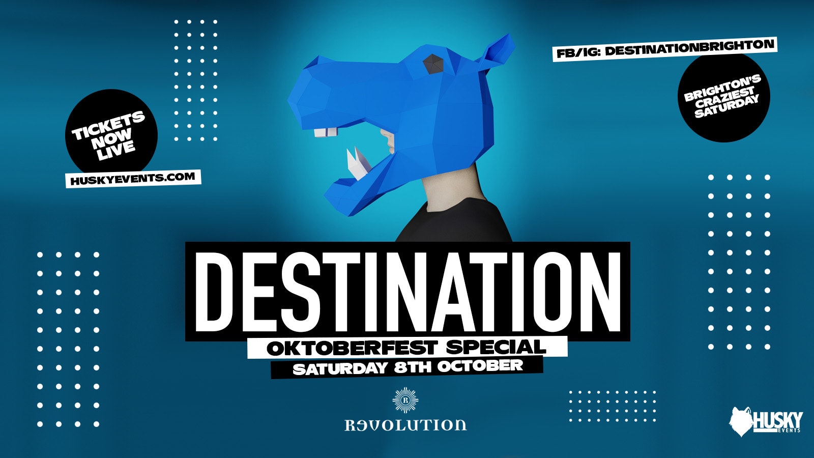 Destination x Revolution Saturdays ➤ Oktoberfest Special ➤ 08.10.22