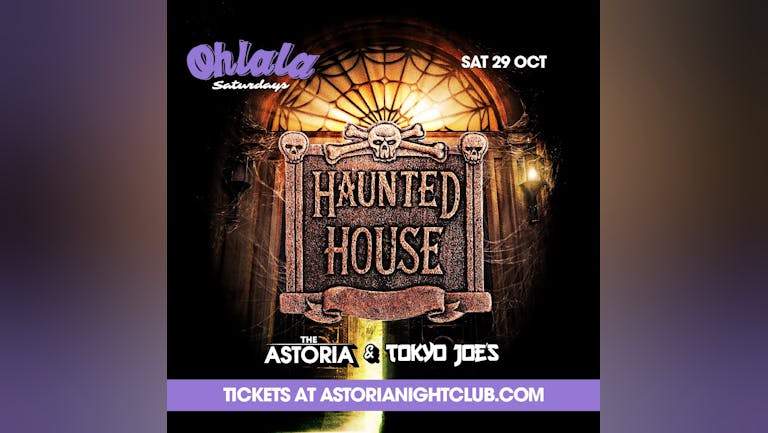 Halloween special. Ohlala Saturdays at the astoria, Portsmouths biggest party