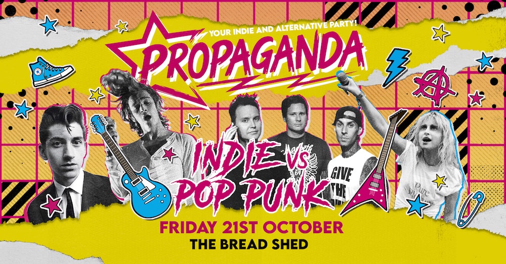Propaganda Manchester – Indie vs Pop – Punk!