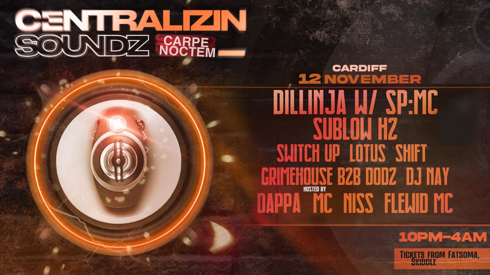 Centralzin Soundz Cardiff W/ Dillinja & SP:MC + Sublow HZ & more