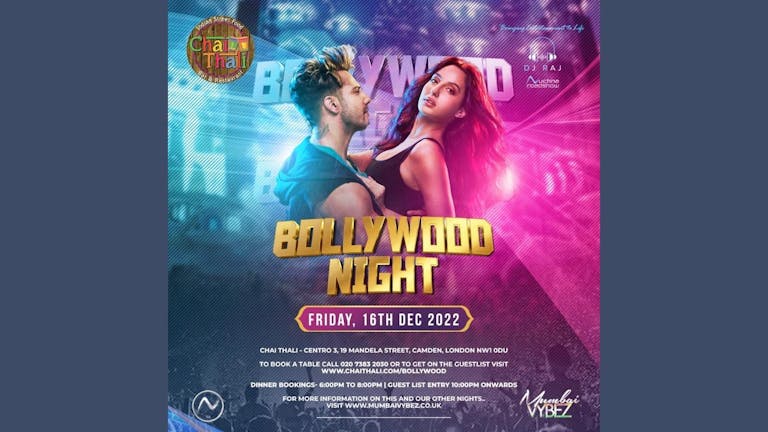 Bollywood Night - 16th December 2022 - Camden, London