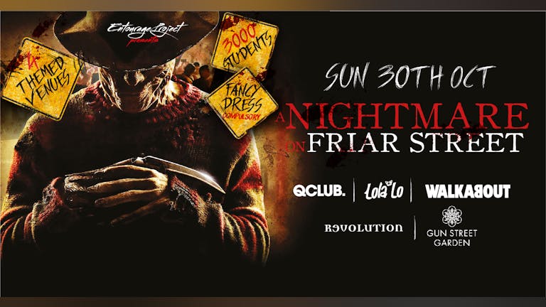 Nightmare On Friar Street - Sunday 30th October 🎃 (95% SOLD OUT)