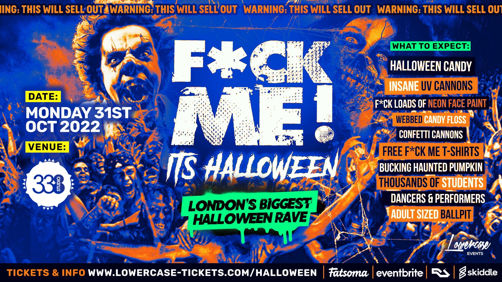 F*CK ME IT’S HALLOWEEN 👻  – THE BIGGEST EVENT OF HALLOWEEN 2022!