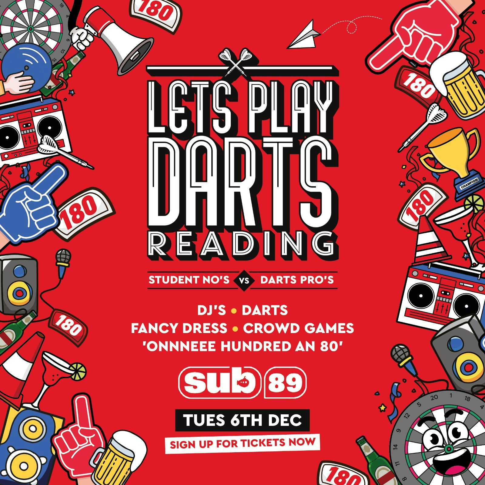 Let’s Play Darts : Tuesday 6th December