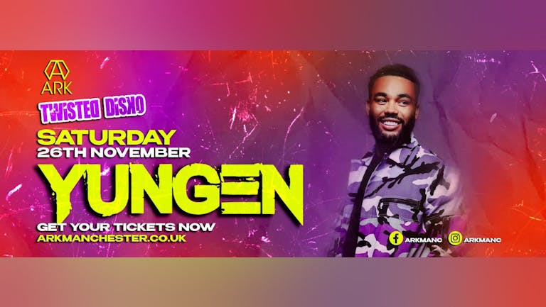Twisted Disko - Saturdays at Ark - LIVE PERFORMANCE FROM YUNGEN 🎤 - FREE ENTRY 🎟