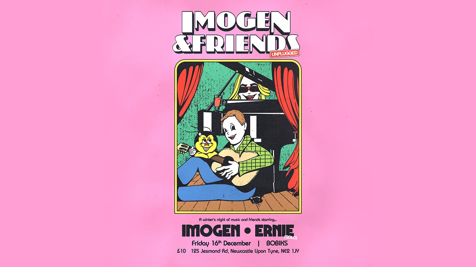 (SOLD OUT) Imogen & Friends (unplugged) featuring Imogen & Ernie