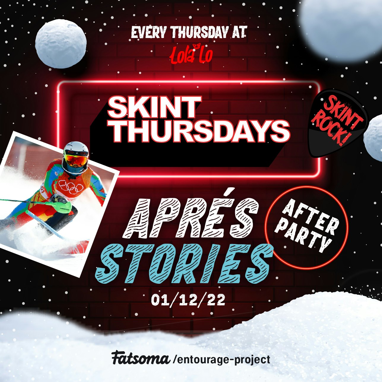 Skint Thursday – Aprés Stories After Party