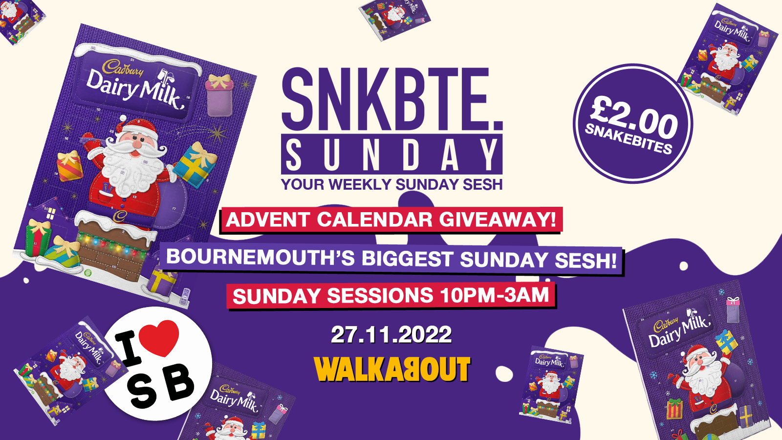 Snakebite Sundays @Walkabout // Advent Calendar Giveaway!