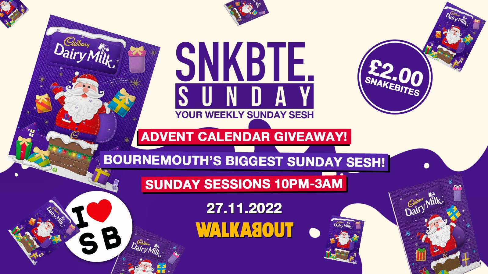 Snakebite Sundays @Walkabout // Advent Calendar Giveaway!