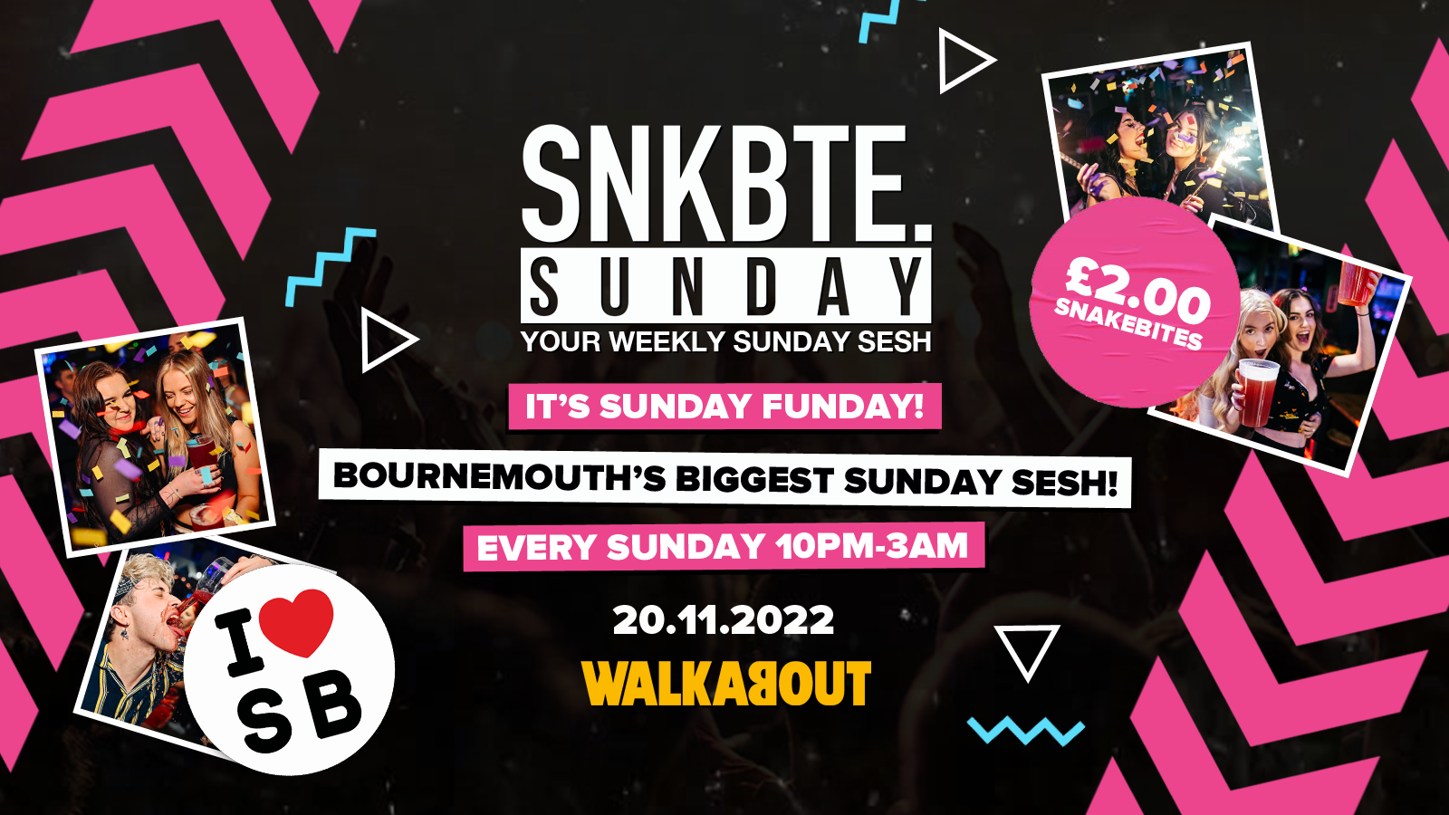 Snakebite Sundays @Walkabout // It’s Sunday Funday!