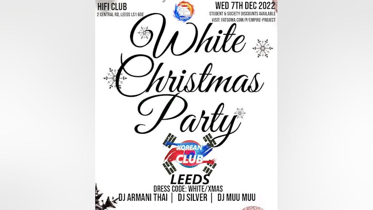 KOREAN CLUB LEEDS XMas Party: White Christmas Edition on 07/12/22