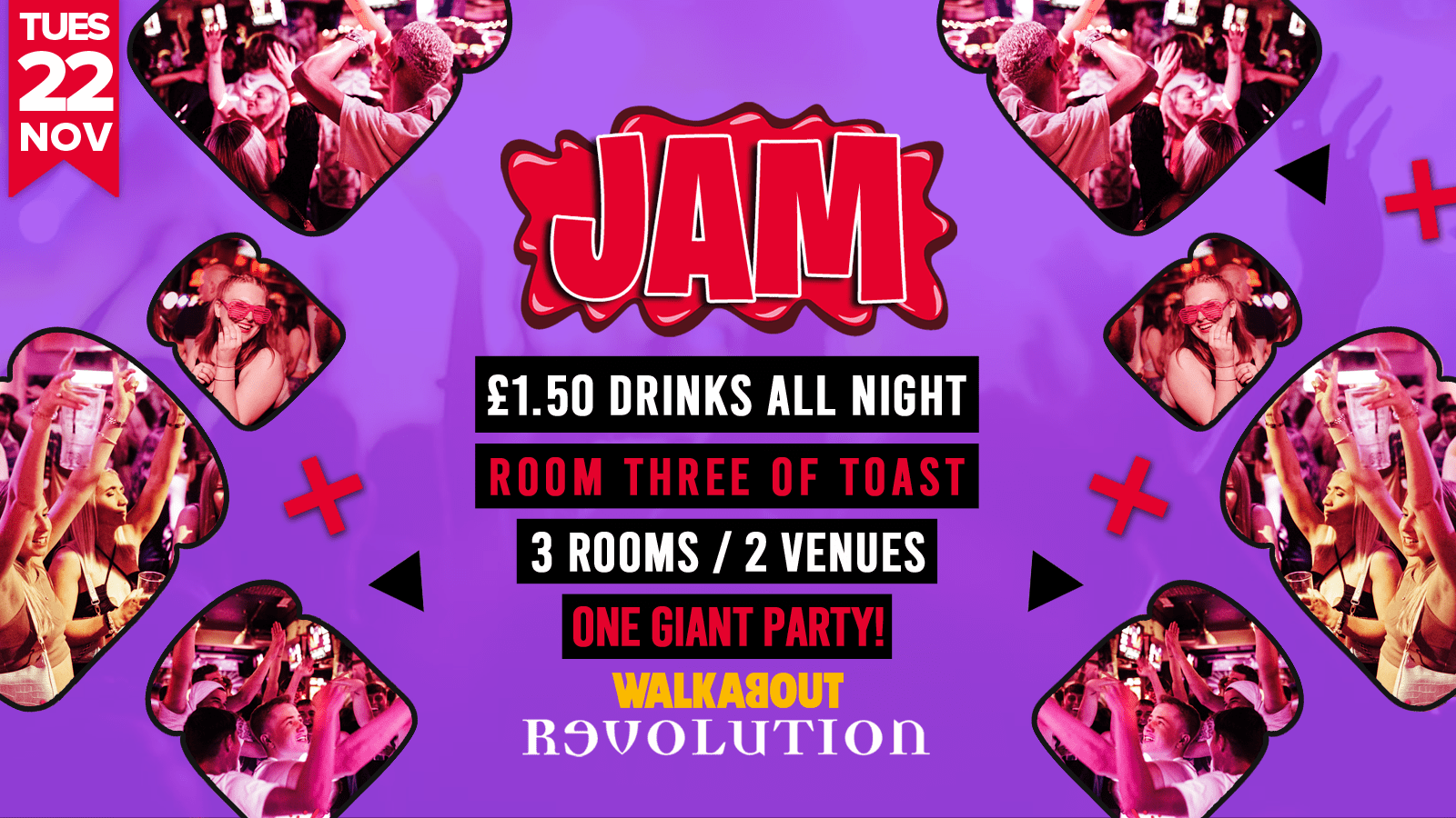 Jam • Room 3 Of Toast • Walkabout & Revolution