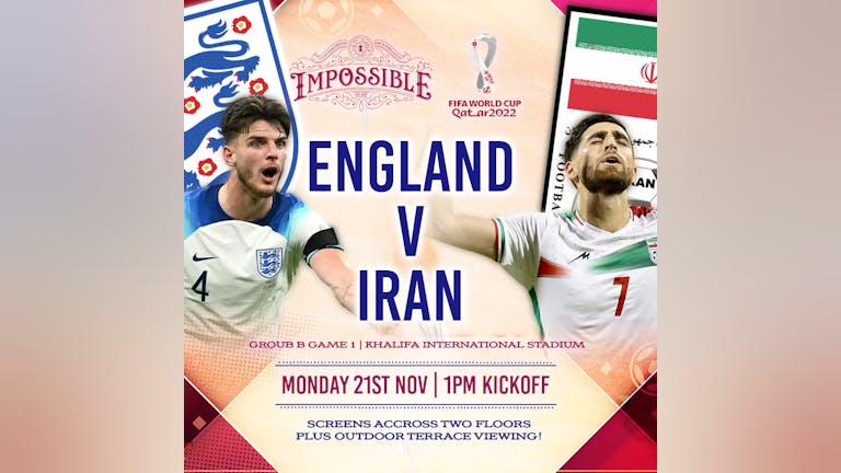 England V Iran 