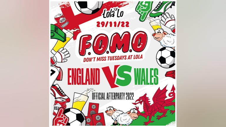 England Vs Wales After Party ⚽️🍺🍻 - Tuesday 29th November 