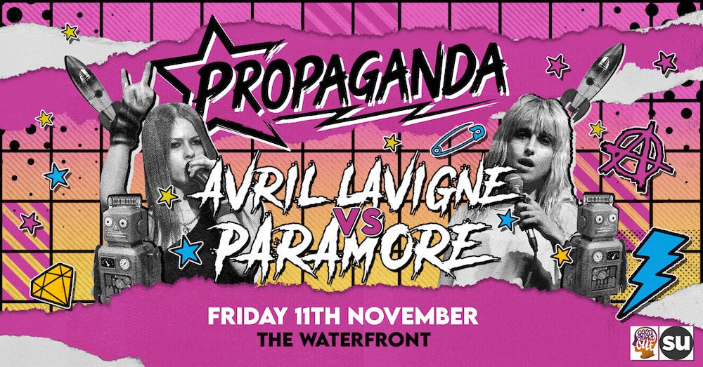 This Friday! – Propaganda Norwich – Avril vs Paramore