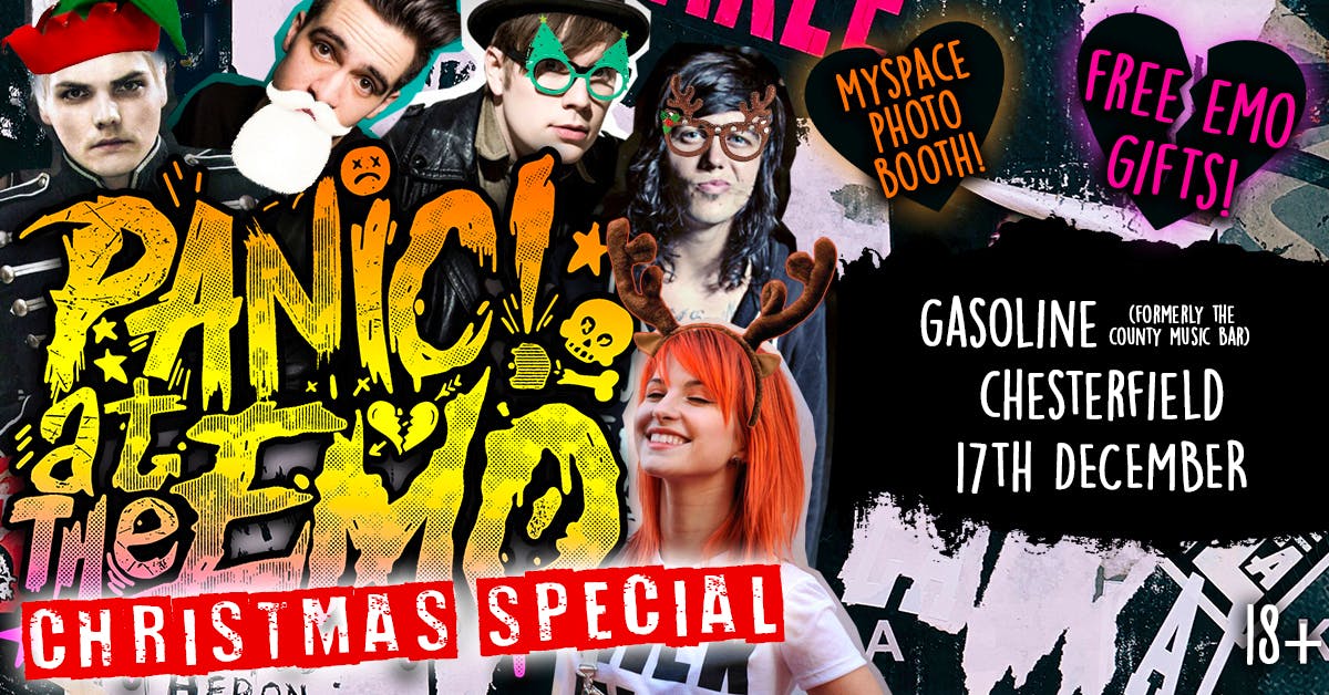 Panic At The Emo: Christmas Special Clubnight at Gasoline (formerly The  County Music Bar), Chesterfield