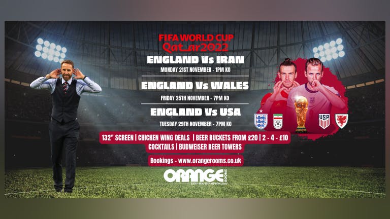 FANZONE - England Vs USA  7pm KO - Football World Cup