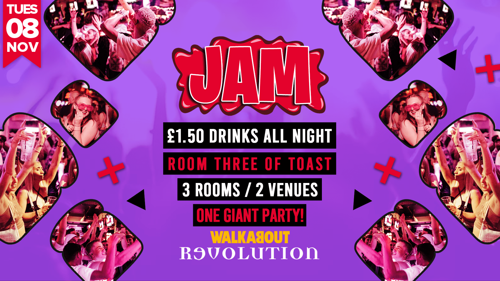 Jam • Room 3 Of Toast • Walkabout & Revolution