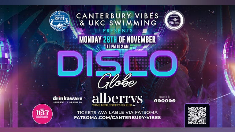 DISCO Globe fundraiser (Kent Swimming and Waterpolo with UBT)