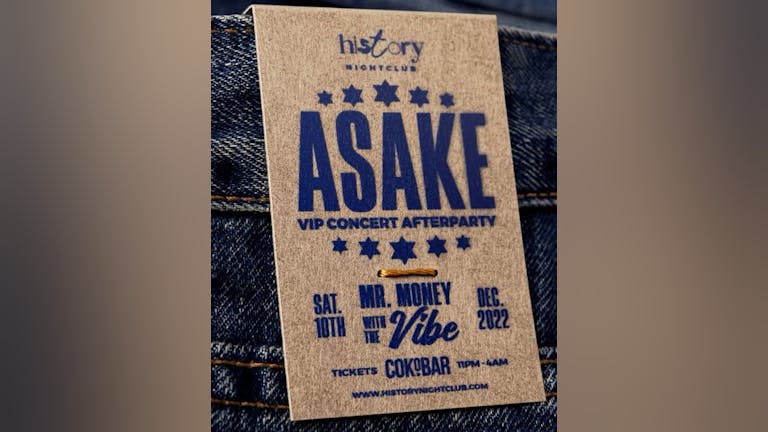 ASAKE - VIP CONCERT AFTER PARTY