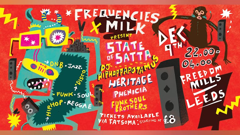MILK x Frequencies - State Of Satta [Live] - DJ Hiphoppapotamus & More 