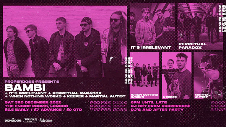 PROPER DOSE: END OF YEAR SPECIAL at The Engine Rooms Rehearsal Studios ...