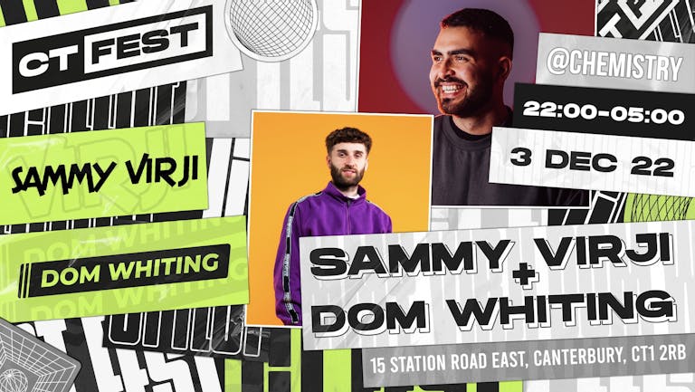CT Fest ∙ SAMMY VIRJI & DOM WHITING *only 25% tickets left*