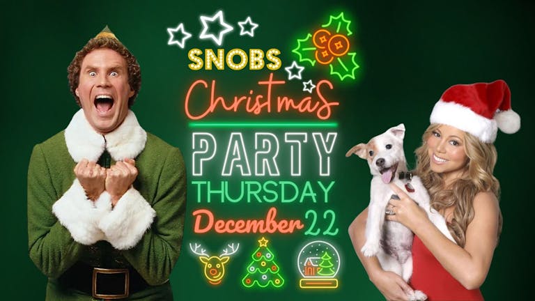 Birmingham's BIGGEST Thursday night Christmas Party - 22nd December at Snobs