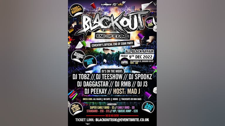 Blackout Cov - Coventry’s Biggest Party Of The Year