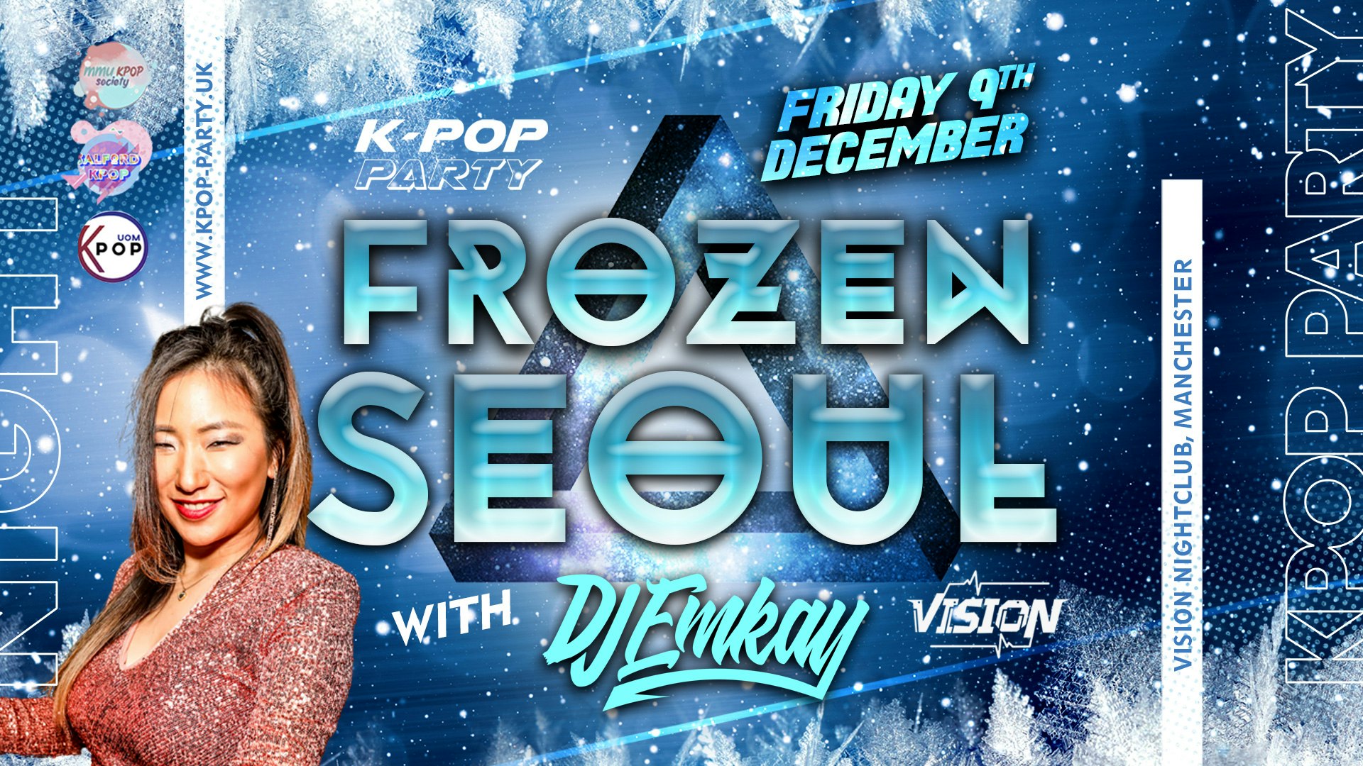 K-Pop Party Manchester – FROZEN SEOUL WITH DJ EMKAY | FRIDAY 9TH DECEMBER